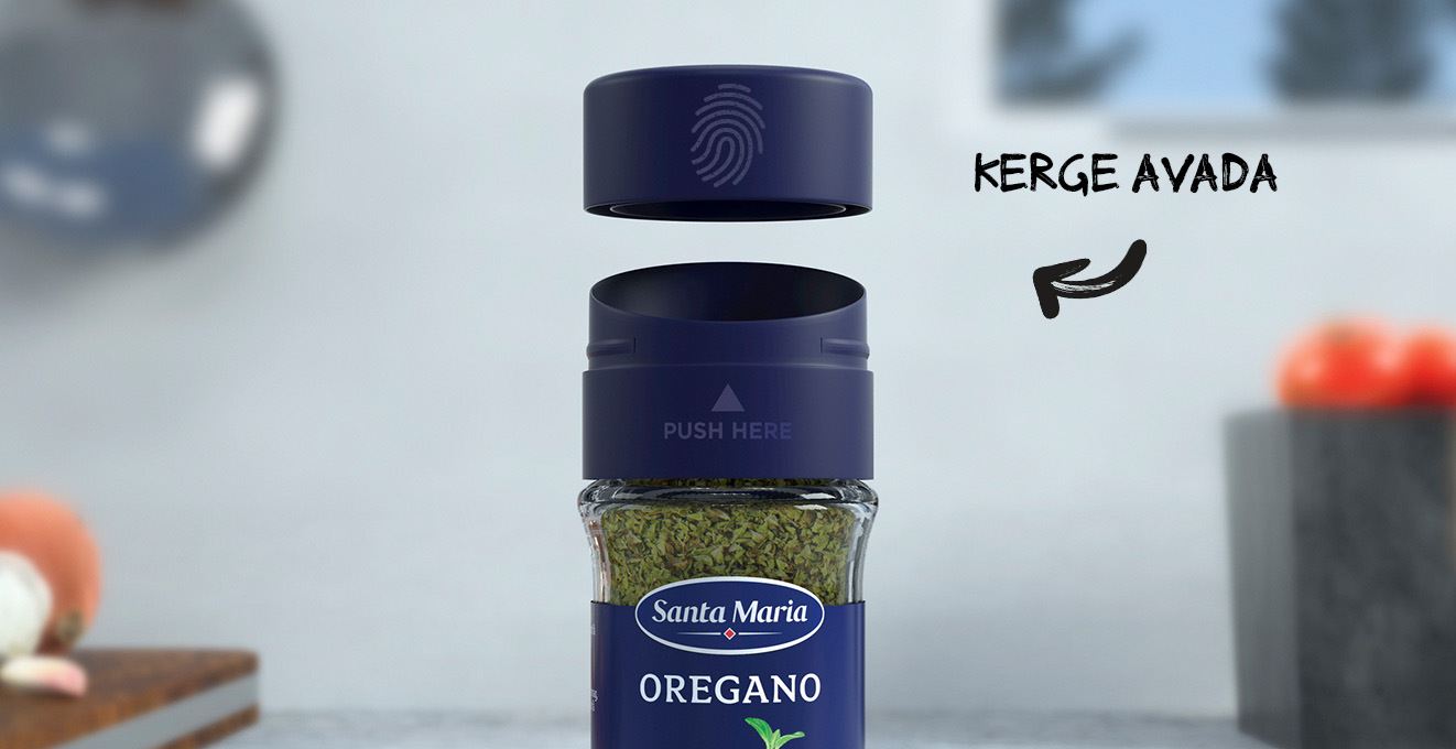 Avatud oregano purk