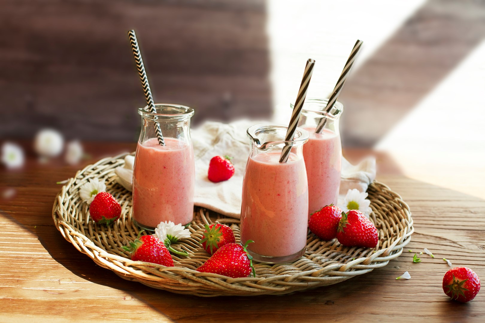 Braškių glotnutis (smoothie)