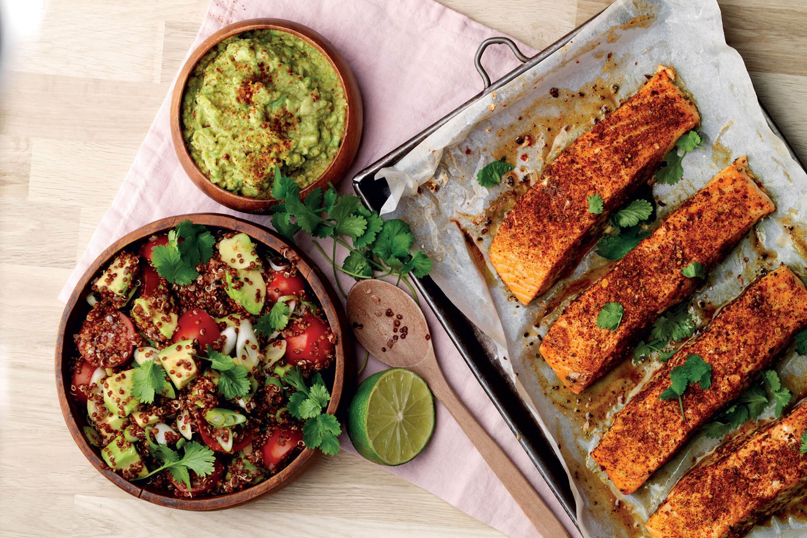 Peruvian Salmon with Quinoa