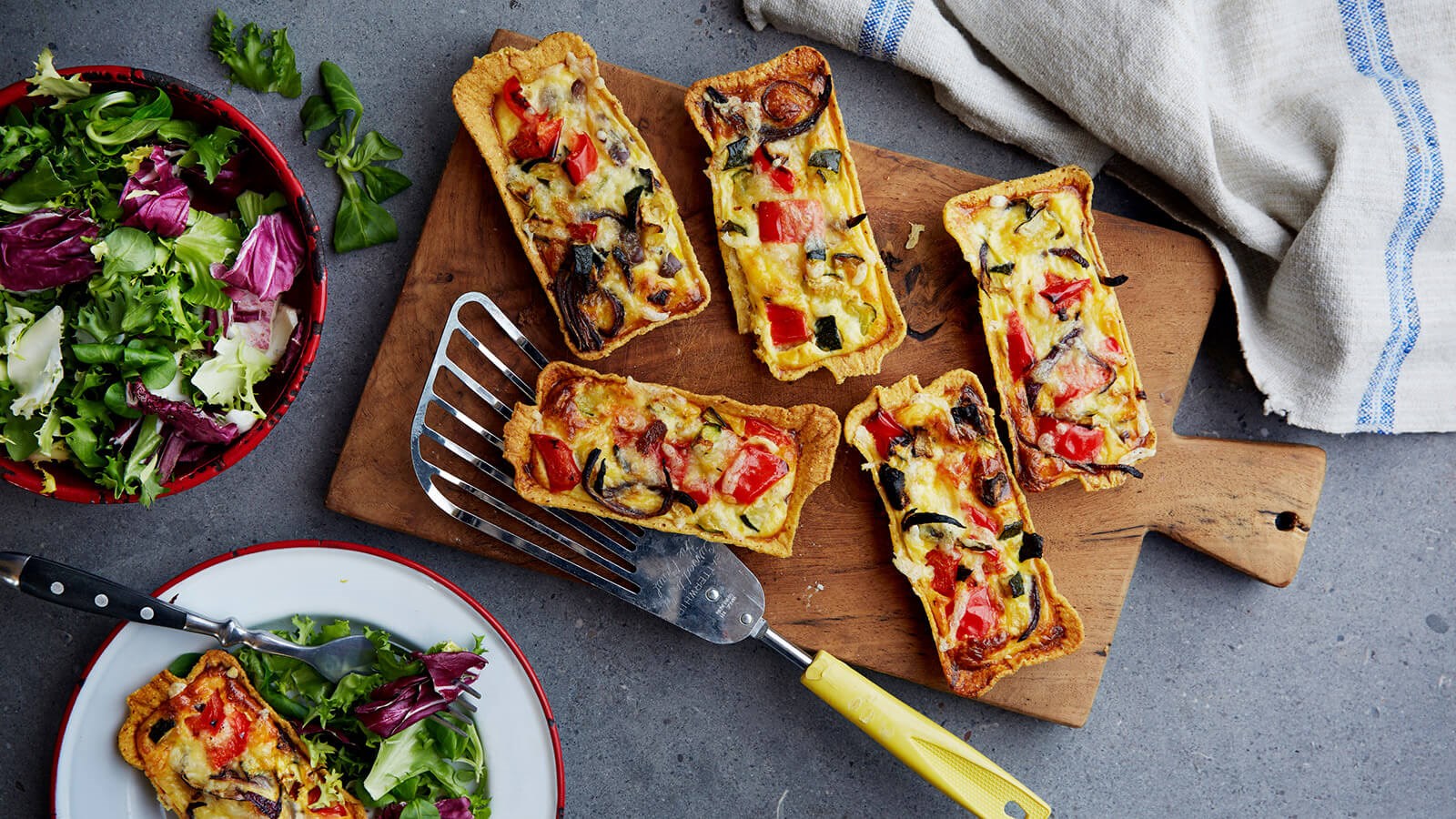 Mini taco pies made in small tubs