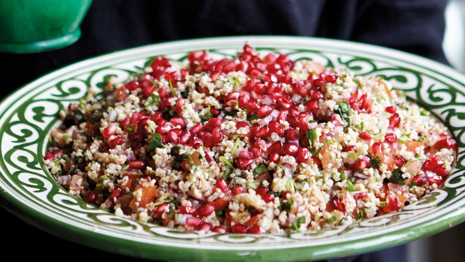 tabule salotos su granatais