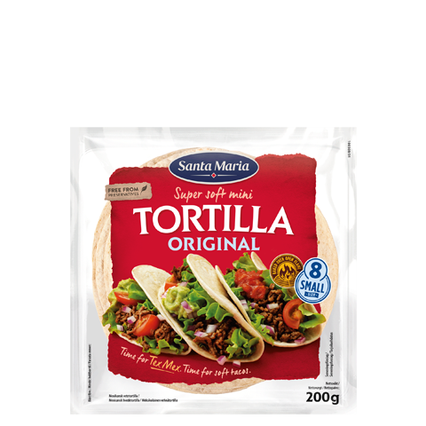 Tortilla Original Small 8-pack