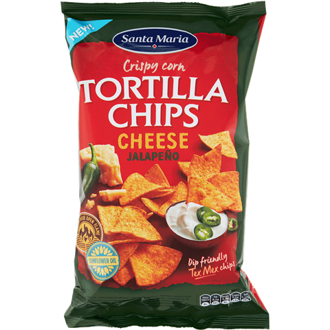 Tortilla chips - sýr & jalapeño