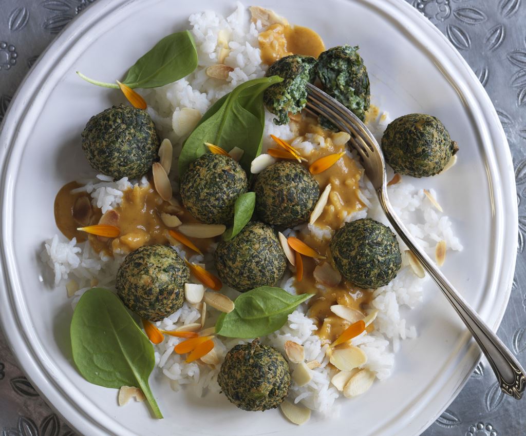 Koftas med spinat og ricotta