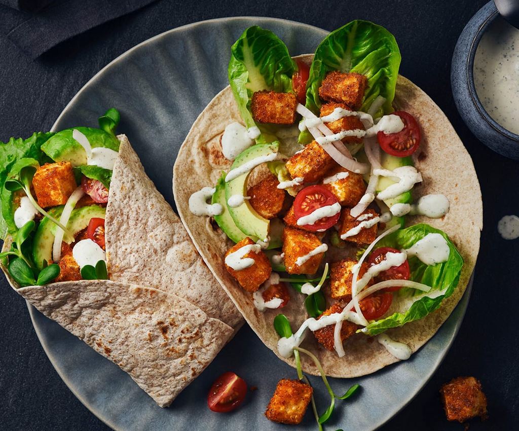 Vegetarische Selderij Fajita wrap