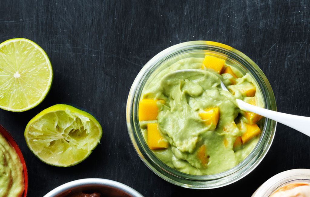 Guacamole met mango