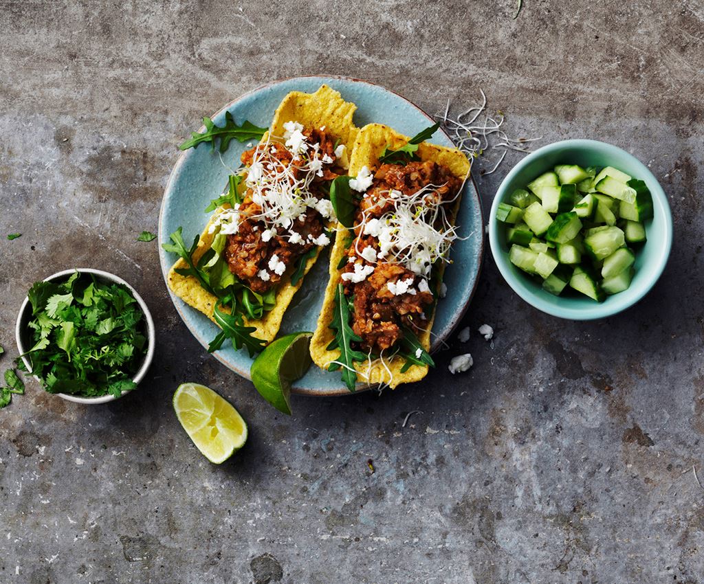 Taco végétarien aux pois chiches